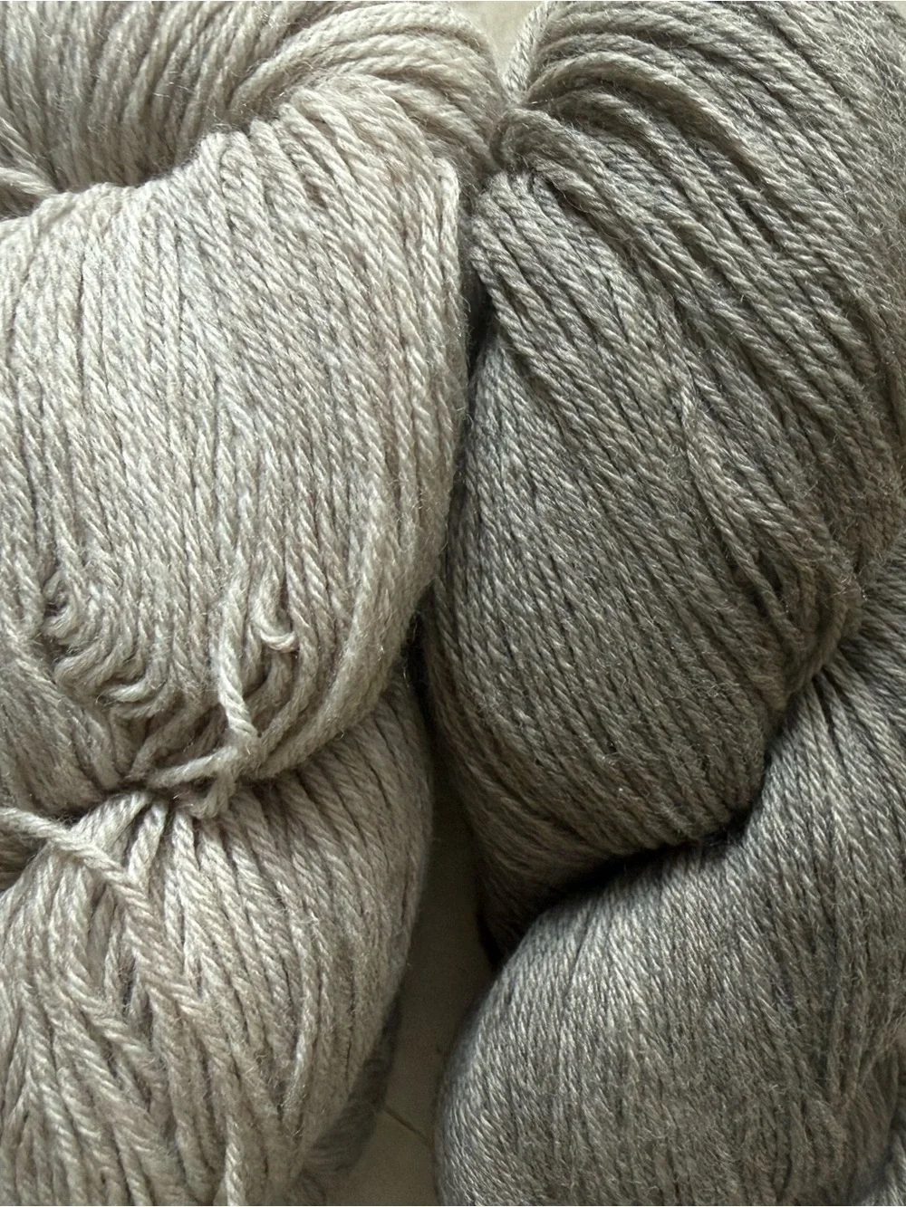 Cloudborn Fibers Merino Superwash Sock Twist Yarn - Shaela Heather/Taupe Heather